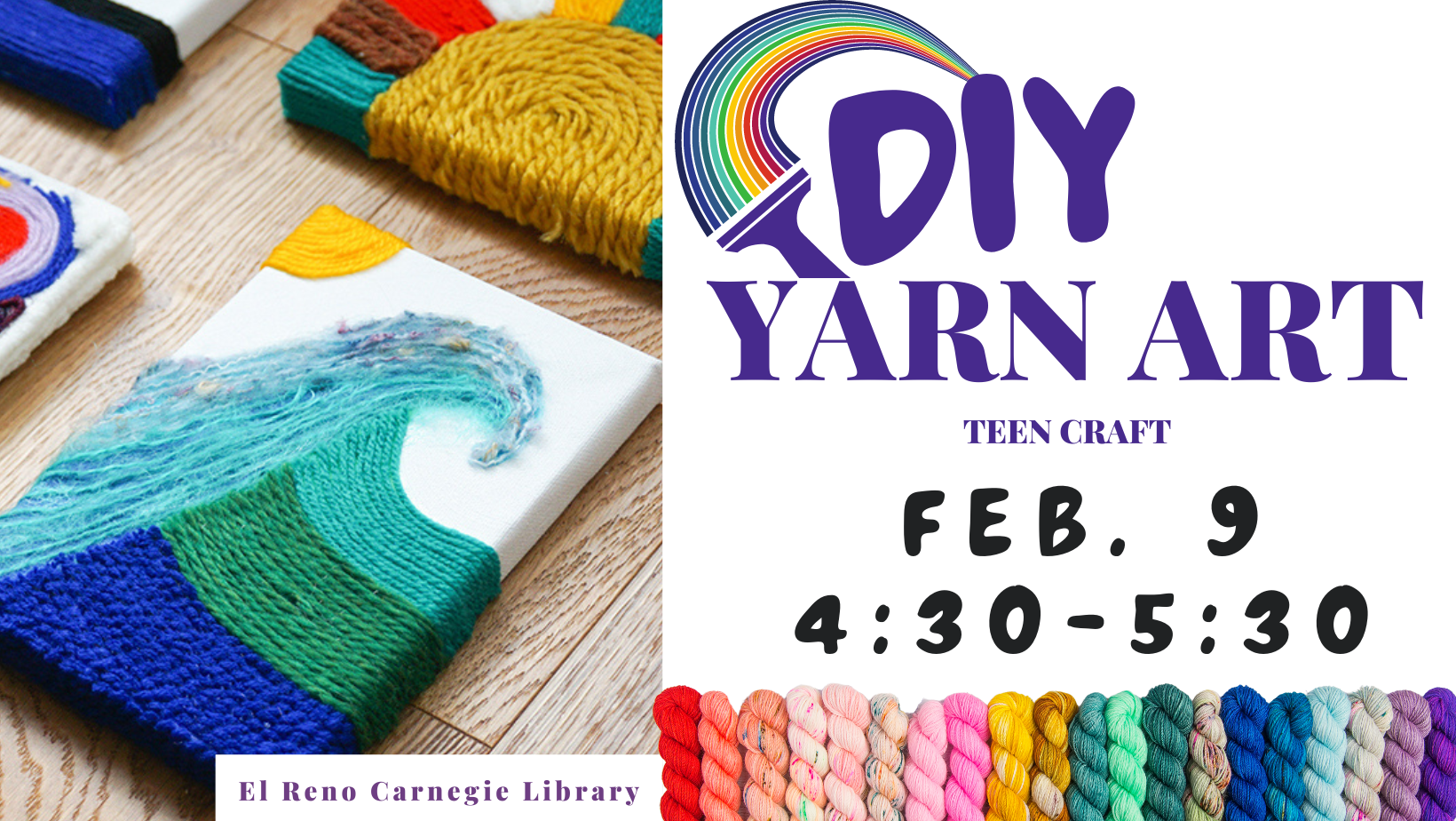 Teen-Yarn Art Craft (Facebook Cover)