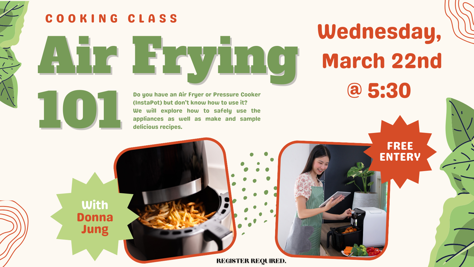 Air Fryer 101 (March) (Instagram Post) (Facebook Cover)