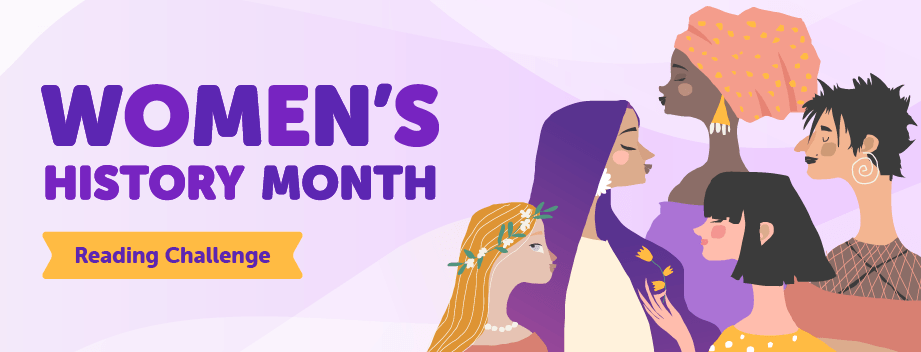 Women's History Month Reading Challenge promotional image