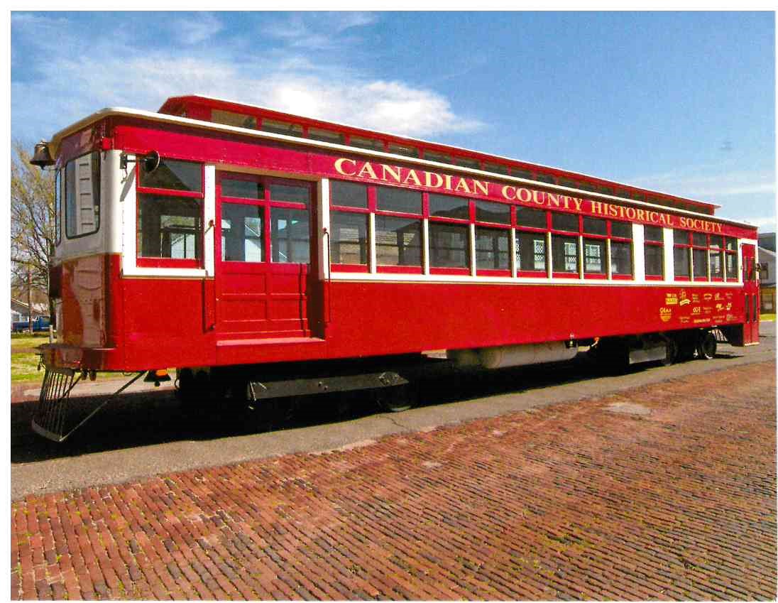 Canadian County Historical Society Trolley