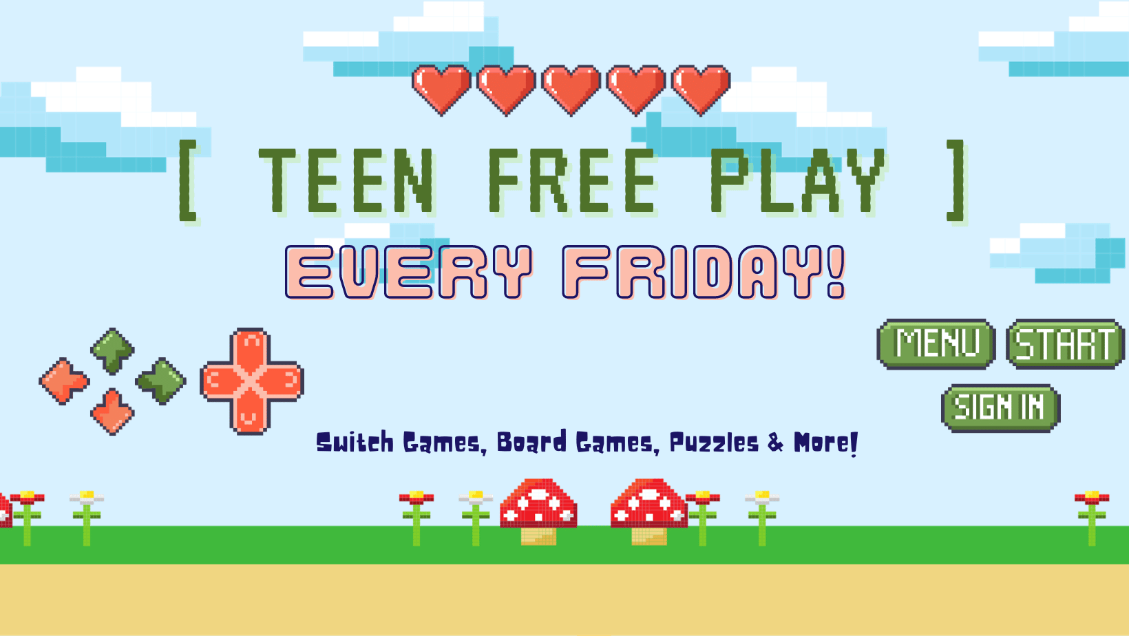 Teen Free Play (Facebook Cover)