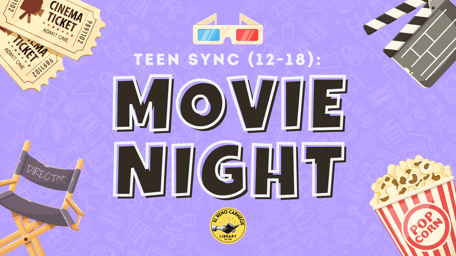 Teen Movie Night (Facebook Cover) (2)