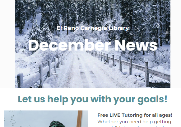 December Newsletter preview