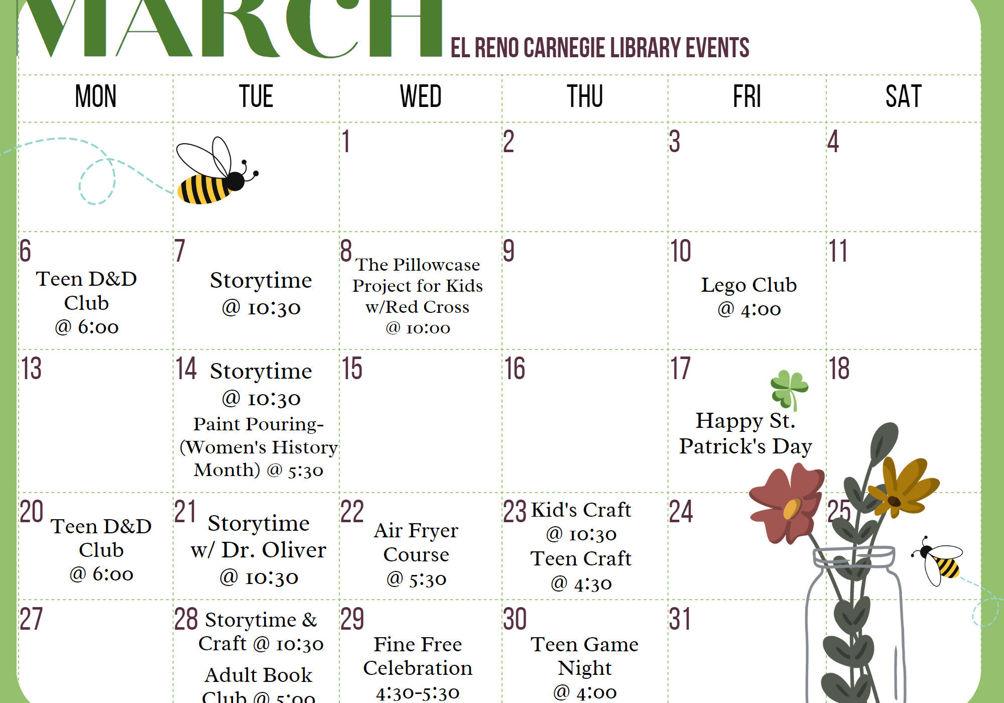 March-2023-Calendar
